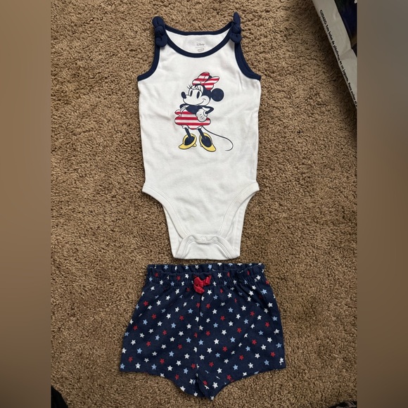 Disney Navy and Red Baby Outfit - Picture 1 of 3